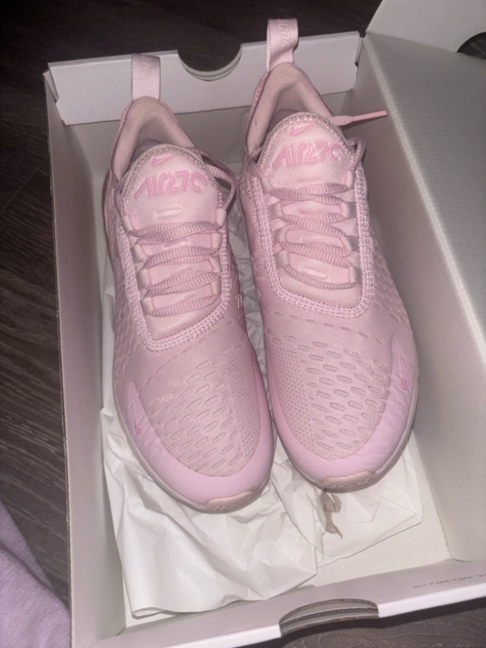 Nike Air Max 270 Youth Pink Running Shoe